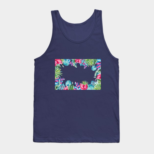 Flower patterns Tank Top by King Tiger